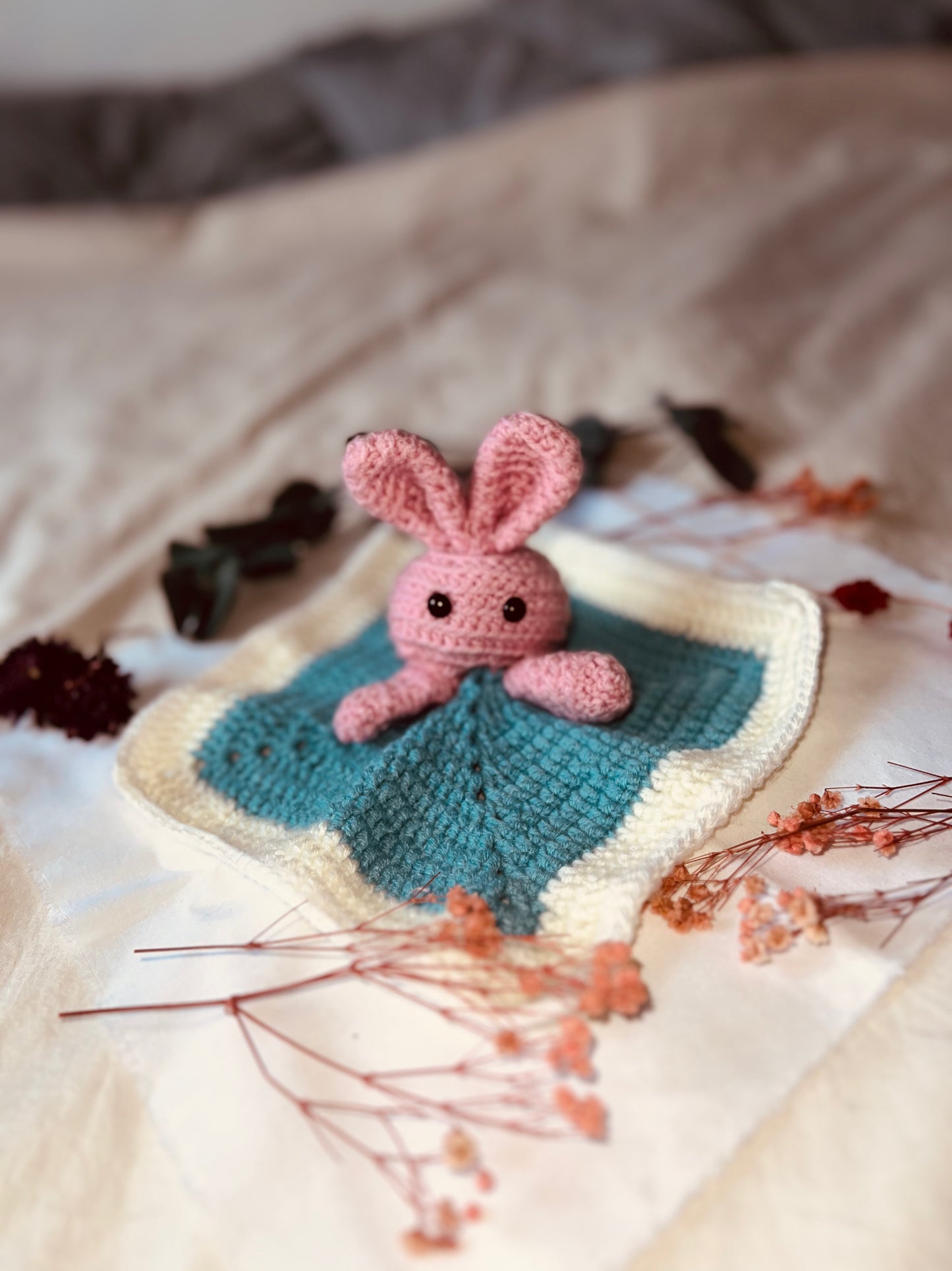 Doudou lange simple lapin